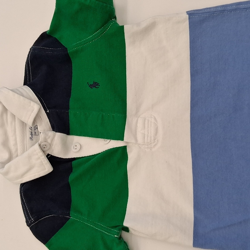 Ralph Lauren Kids Polo - Navy, Green, White, Light Blue